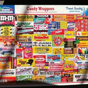 Candy bar wrapper puzzle